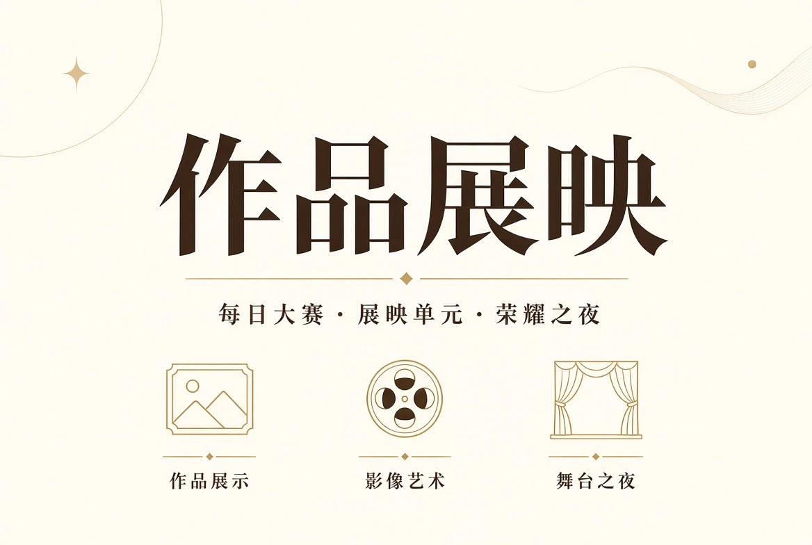 作品展示与终场流程